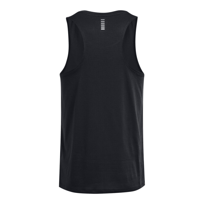 UA LAUNCH SINGLET-GRN BLK-001