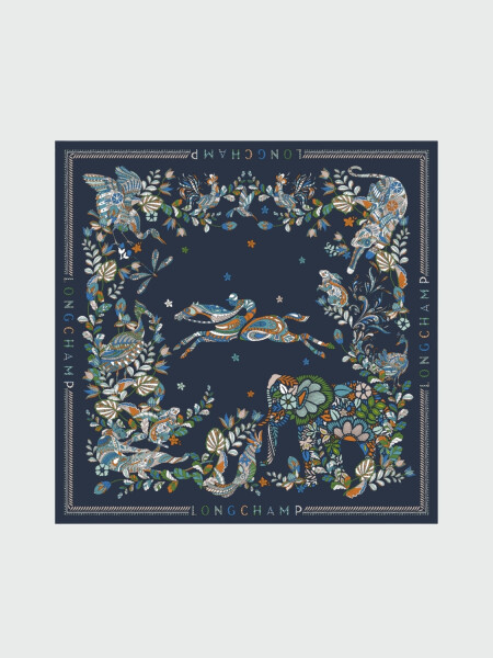 Pañuelo Foret Soie Azul