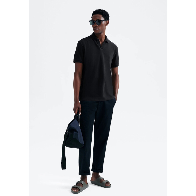 CAMISA POLO MM MASC PRETO ESCURO