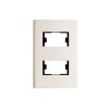 PLAQUETA 2X4" 2 MODULO DUOMO Plaqueta 2x4" 2 Modulo Duomo