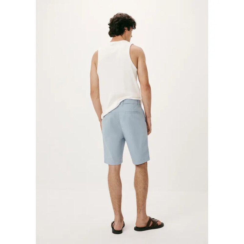 BERMUDA MASC AZUL CLARO
