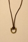 Estribo Tiento Necklace Mini Dorado
