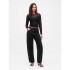 LS MESH CREW BLACK