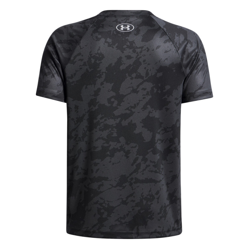 UA Tech BL Printed SS-GRN BLK-020