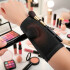 Muñequera Elástica Limpia Organiza Brochas Maquillaje Negro