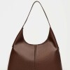 Bolso Tanner en cuero graneado Marron