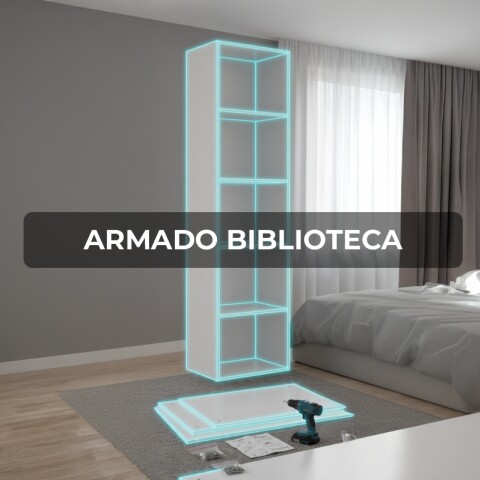 Armado de mueble BIBLIOTECA | Servicio Profesional Mulata Montevideo Armado
