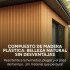 Pack x30 Wpc Simil Madera Wall Panel Lambrin 2.90x16.7 Color Marrón Madera 3