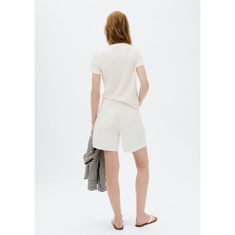 SHORTS FEM OFF-WHITE