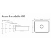 Pileta simple acero inox embutir 40x34x17 Forminox Pileta Simple Acero Inox Embutir 40x34x17 Forminox