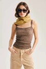 MUSCULOSA BOSSA SHINNY Marron