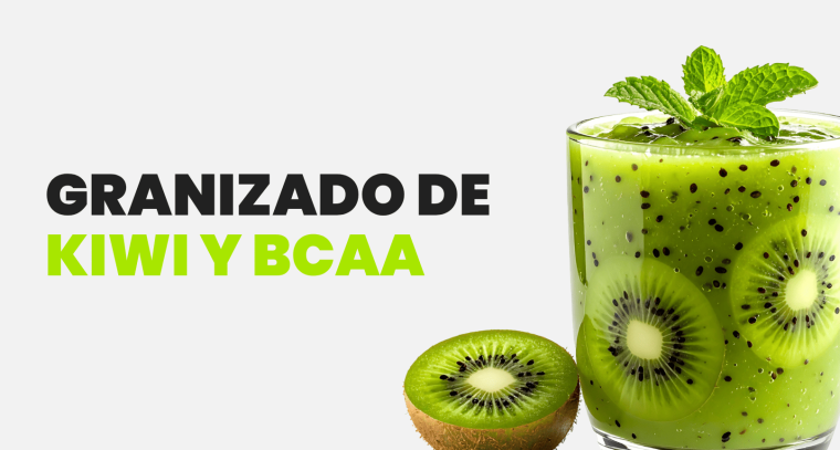 Granizado de kiwi y BCAA