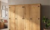 Ropero 4 puertas 2 Cajones Madera - Linea mexicana Natural