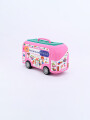 BLOQUES DE CONSTRUCCION AUTOBUS ROSADO