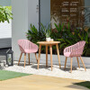 Juego de Mesa y sillas de Jardín - Nassau Rosa