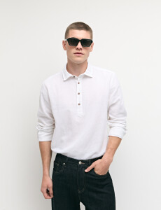 012766 CAMISA LINO WIN Blanco