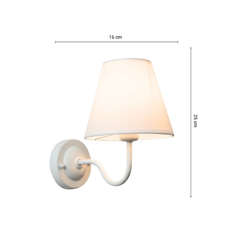 Lampara de Pared Classic Lámpara de Pared Interior Classic Blanca