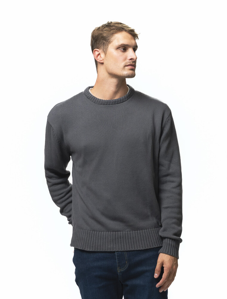 Buzo C/Base Brooklyn Gris Oscuro