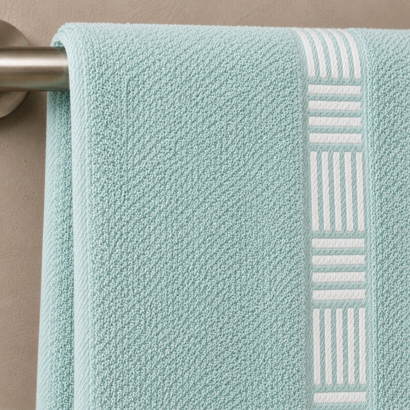 Toalla de Baño en Aldogón 70x135cm Moreto Verde Agua
