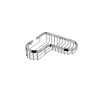 Organizador de baño Esquinero en L Bronce Cromado Brillante Organizador De Baño Esquinero En L Bronce Cromado Brillante