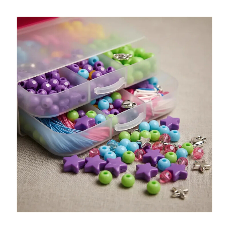 Set Para Armar Pulseras Infantil Jewerly Studio 1600 Piezas Con Estuche Set Para Armar Pulseras Infantil Jewerly Studio 1600 Piezas Con Estuche