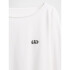 INTL LS CROPPED BOAT TEE FRESH WHITE