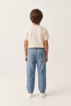 Jogger de jean con cortes JEAN MEDIO