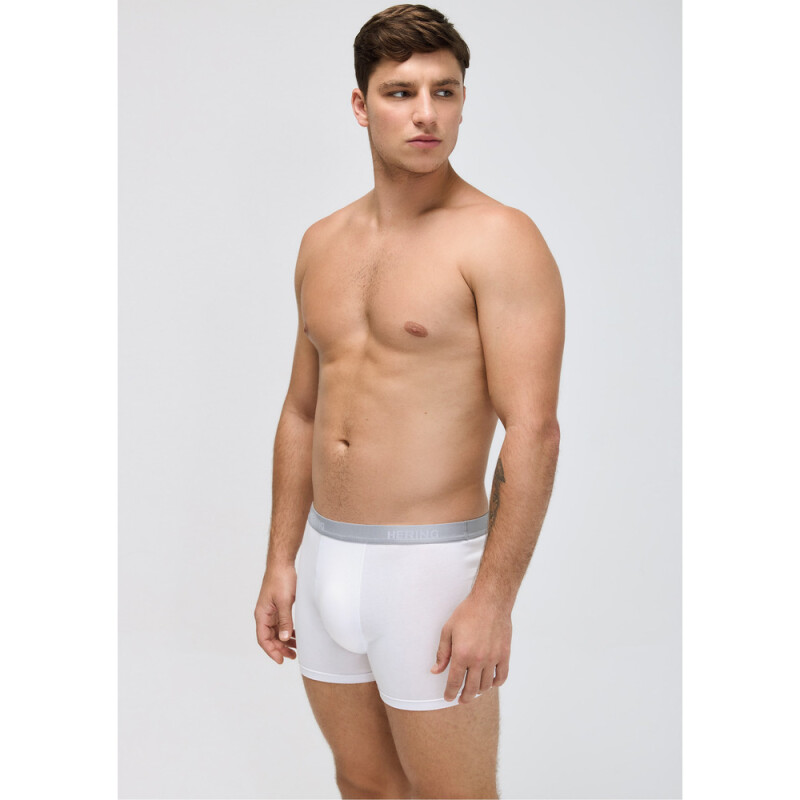 KIT COM 2 CUECAS BOXER BRANCO
