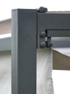 Pérgola HJORTEMOSE A3xL3xA2.3m gris Pérgola HJORTEMOSE A3xL3xA2.3m gris