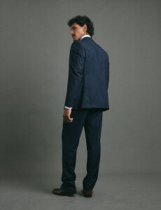 080700 PANTALÓN VESTIR HARRINGTON 1937 Azul Oscuro