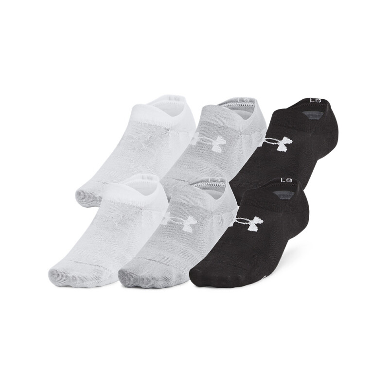 Unisex UA Essential 6pk ULT-WHT BLK-002