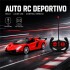 Auto Deportivo a Control Remoto Tipo Lamborghini con Luces LED ROJO