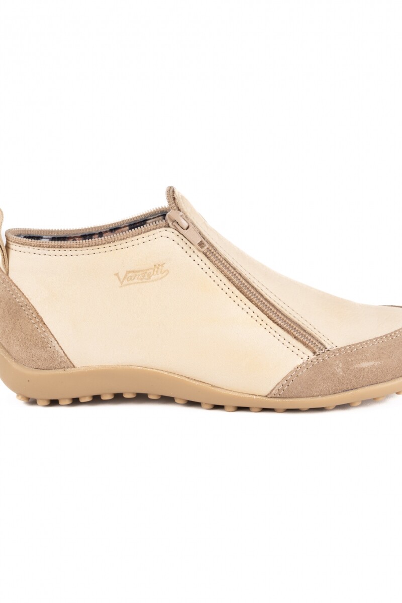 Zapato doble cierre NATURAL