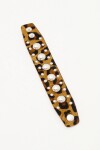 Pulsera Studs Animal Cuero Marron