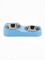 PLATO DOBLE CON PATAS CELESTE