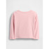 SEPT BF LS GRAPHIC TEE PURE PINK