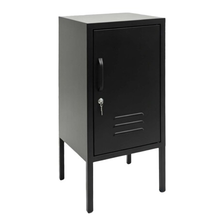 MESA LATERAL 1P METAL NEGRO OLIVIA