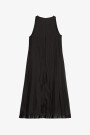 VESTIDO ARRUGADO Negro