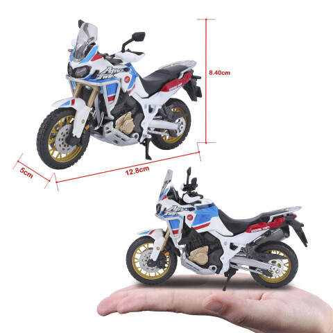Motocicleta Bburago Honda Africa Twin Adventure Escala 1:18 U