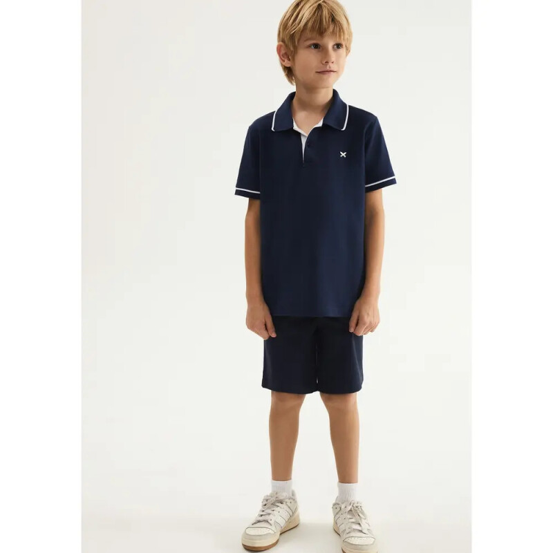 CAMISA POLO MM MASC AZUL ESCURO