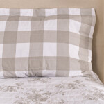 Cubrecama Amelia Cuadros Beige King - Super King