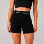 Short Seamless Scrunch Short 4 Mujer Black/classic White Fabletics