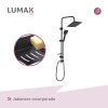 Barral Columna De Ducha Acero Inoxidable Ajustable Barral Columna De Ducha Acero Inoxidable Ajustable