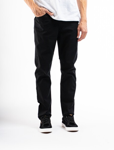 Pantalón Canvas Algodón Clásico Negro