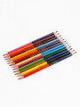 LAPICES DE COLORES DUO 12 PCS MULTICOLOR