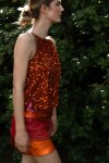 Handstitched Skirt Fucsia