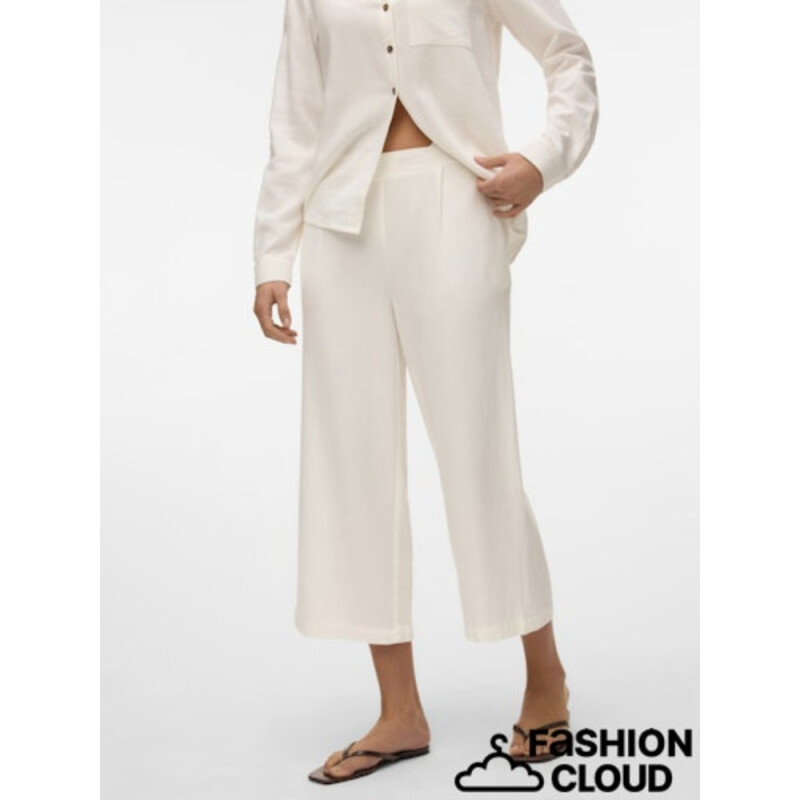 VMMYMILO H/W CULOTTE PANT WVN GA SNOW WHITE