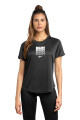 Running speedwick graphic tee Negro