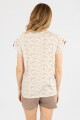 Pijama floral Beige