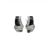 Caravanas Cruzada-Plata 925-Piedra ónix y zirconia-CA3331 conpiedra